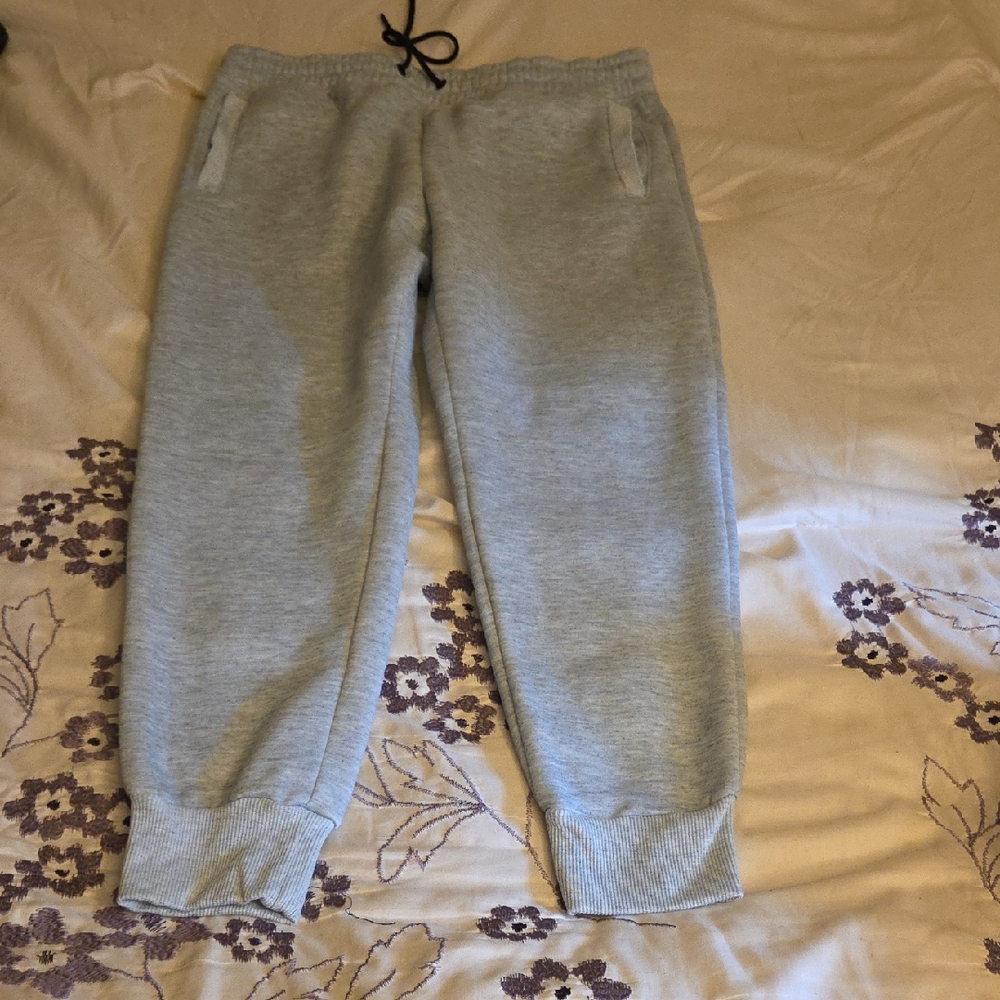 Gray Mens Jogger Pants